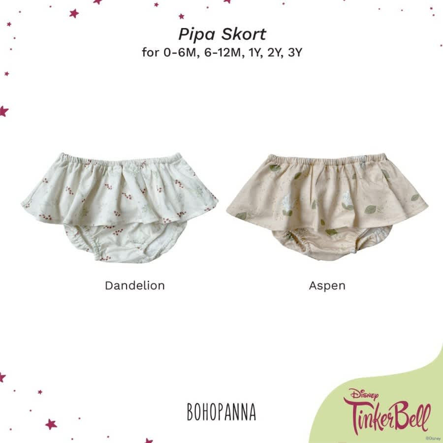 BOHOPANNA - PIPA SKORT - DISNEY - Bloomer Anak Perempuan