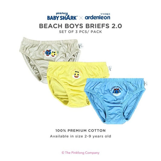 Ardenleon Pinkfong Boys Briefs Beach