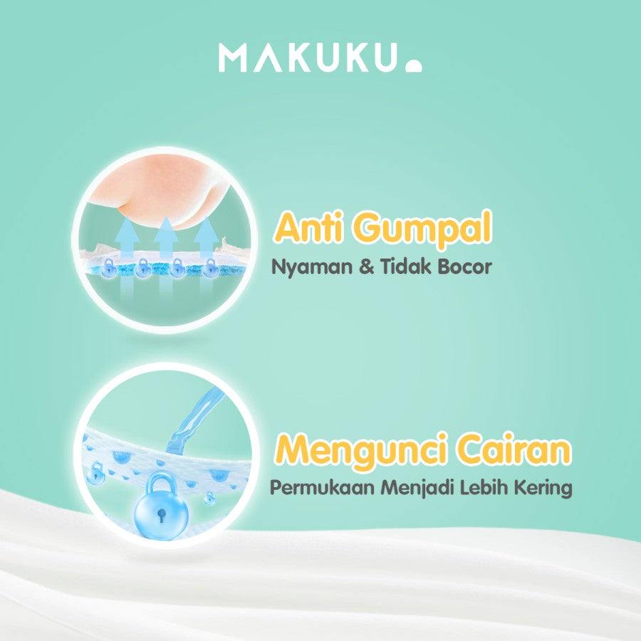 MAKUKU Air Diapers Comfort Pants XXL 28 Popok Celana SAP Anti Gumpal