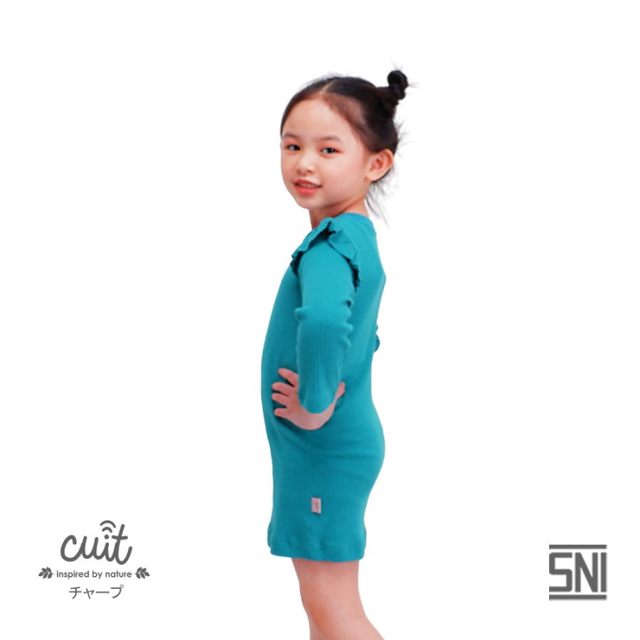 CUIT Toddler Nuno Series Kuro Ruffle Dress Anak Usia 1-5 Tahun