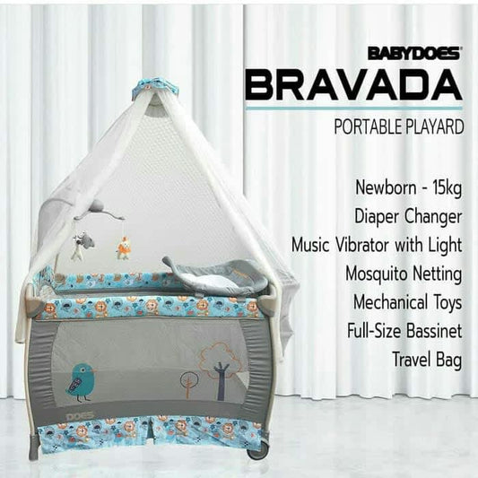 BABYDOES BOX CH 1693 SN BRAVADA SIDE BED - BASSINET