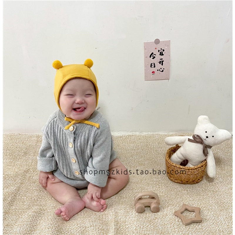 Topi Katun Kuping Tali Bayi 0-1 Thn