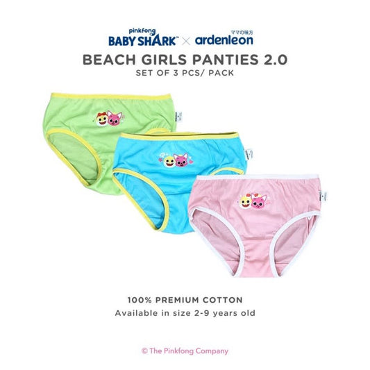 Ardenleon Pinkfong Girls Panties Beach