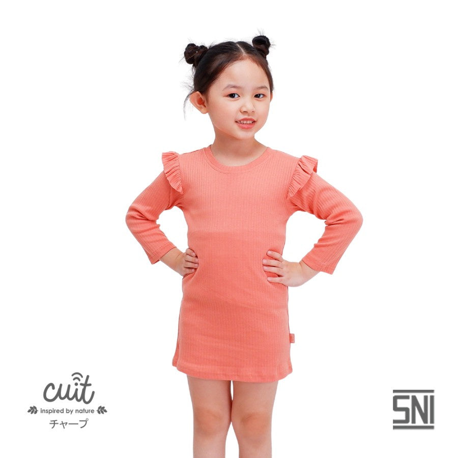 CUIT Toddler Nuno Series Kuro Ruffle Dress Anak Usia 1-5 Tahun