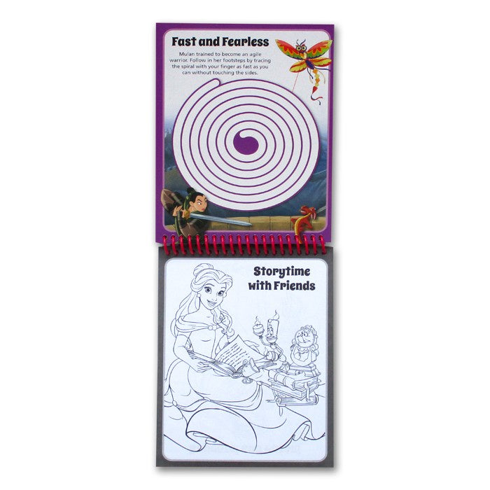 Hb Disney Princess Magic Water Colouring Pad Over 20 Pages of Colouring