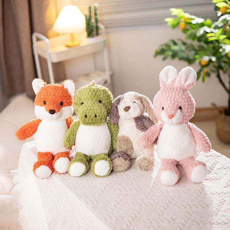 Boneka Animal Bulu Fox Rabbit Dino Id