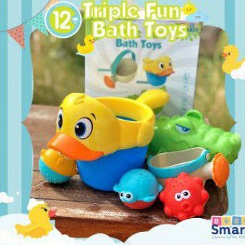 BebeSmart Triple Fun Bath Toys