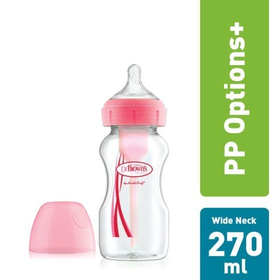 Dr. Brown s Options Wide Neck Bottle 9oz 270ml Botol Susu Baby Bottle