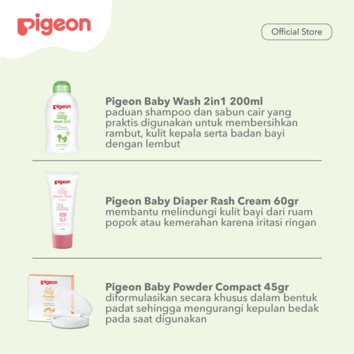 PIGEON Toiletries Gift Set | Paket Perlengkapan Mandi Bayi Hadiah