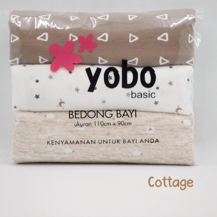 MIXED PACK YOBO Baby Swaddle Wraps Set of 3 | BEDONG BAYI (PACK)