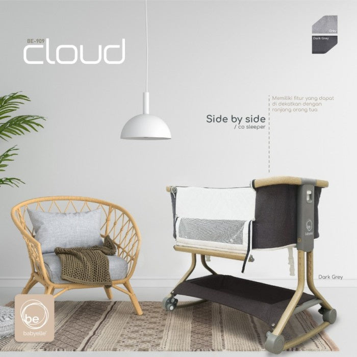 Box Bayi Babyelle Cloud Bedside Baby Crib Tempat tidur ayun baby elle