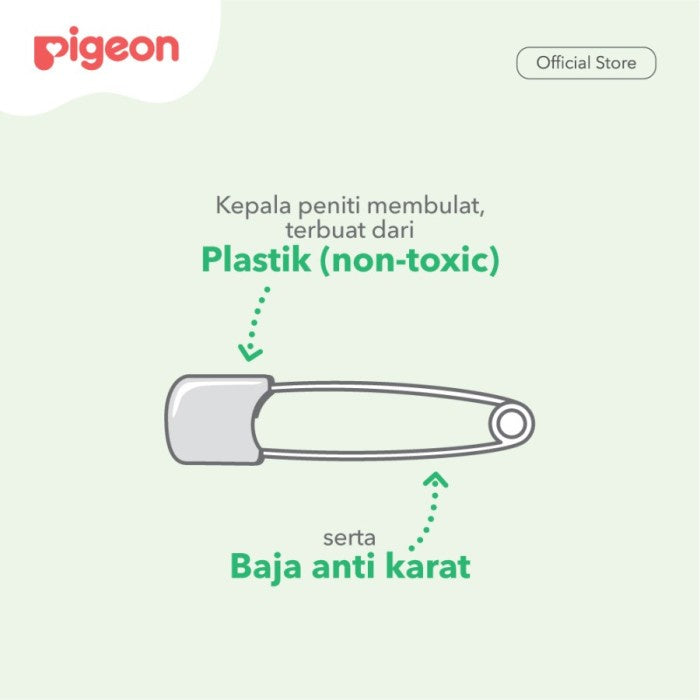 Pigeon Safety Pin S 9pcs Peniti Bayi