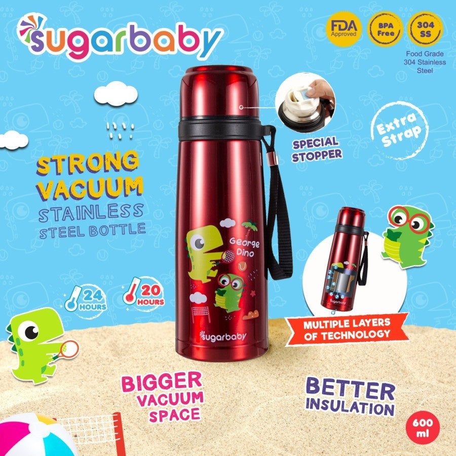 Sugar Baby STRONG Vacuum Stainless Steel Bottle 600ml