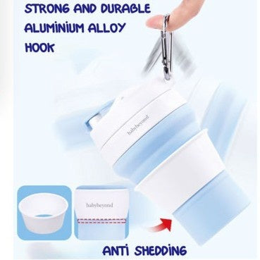 LB Silicone Foldable Big Cup Gelas Lipat Silikon Gantung