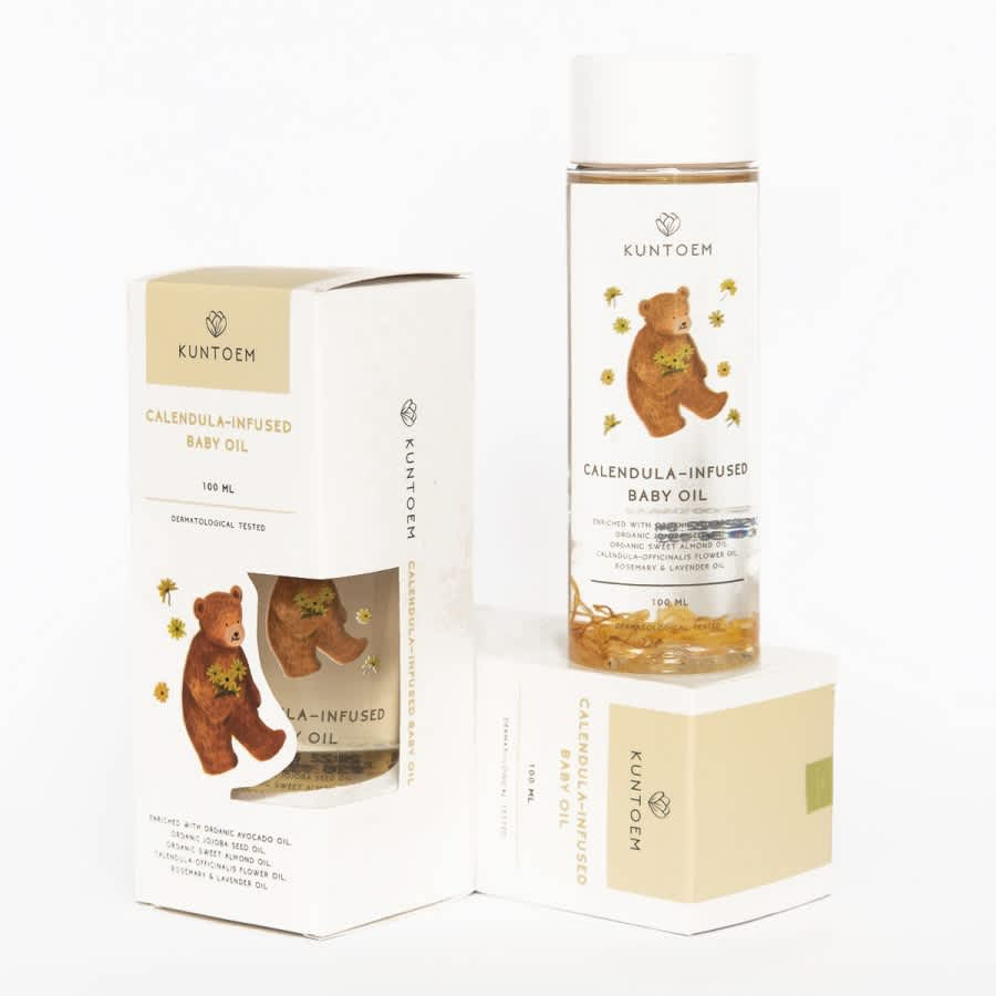 Kuntoem Calendula Infused Baby Oil100ml