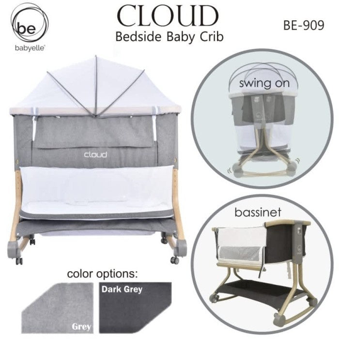 Box Bayi Babyelle Cloud Bedside Baby Crib Tempat tidur ayun baby elle