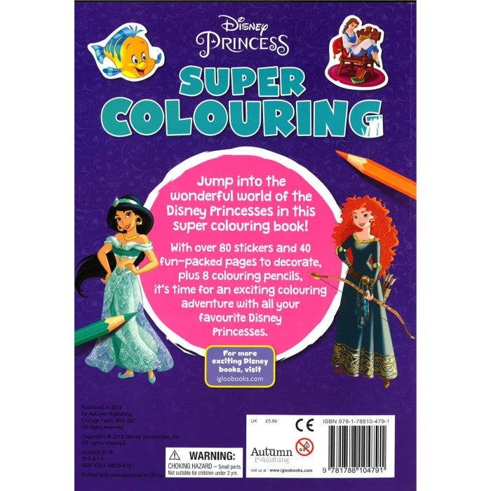 BB *COLOURING TIME XTRA DISNEY: DISNEY PRINCESS MIXED: SUPER COLOURING