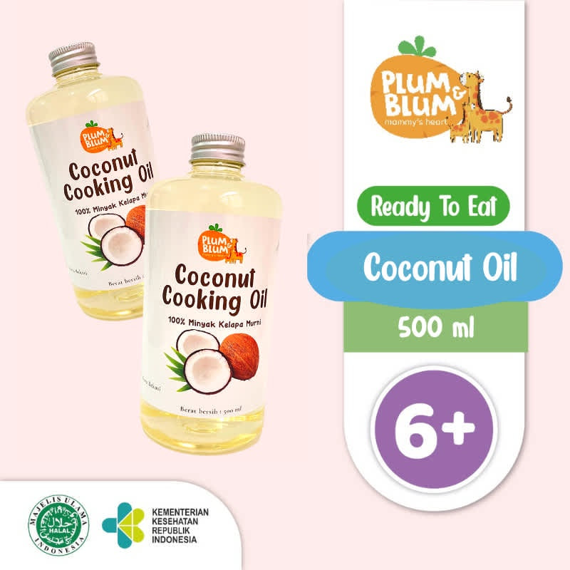 Plum & Blum Coconut Cooking Oil Minyak MPASI BB Booster