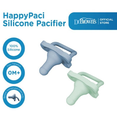 Dr Browns Brown's Pacifier Silicone empeng Happy Paci isi 2