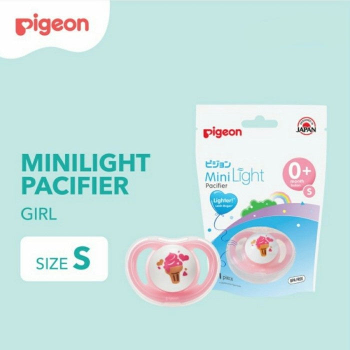 PIGEON Minilight Pacifier Empeng Bayi Soother Newborn - 12 Bulan