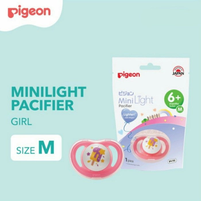 PIGEON Minilight Pacifier Empeng Bayi Soother Newborn - 12 Bulan