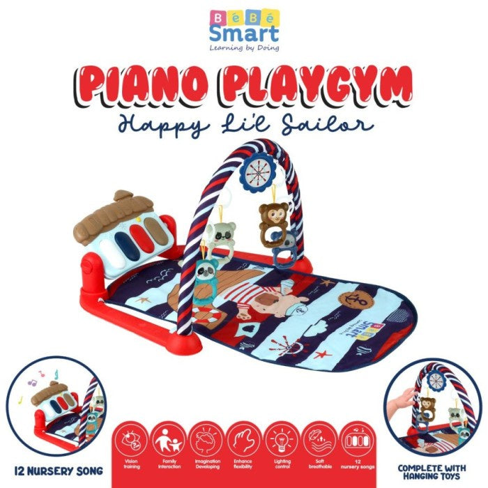 BebeSmart Piano Playgym Playmat Music Bayi Anak