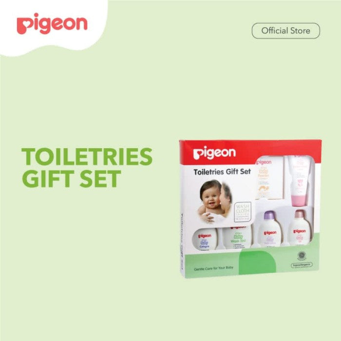 PIGEON Toiletries Gift Set | Paket Perlengkapan Mandi Bayi Hadiah