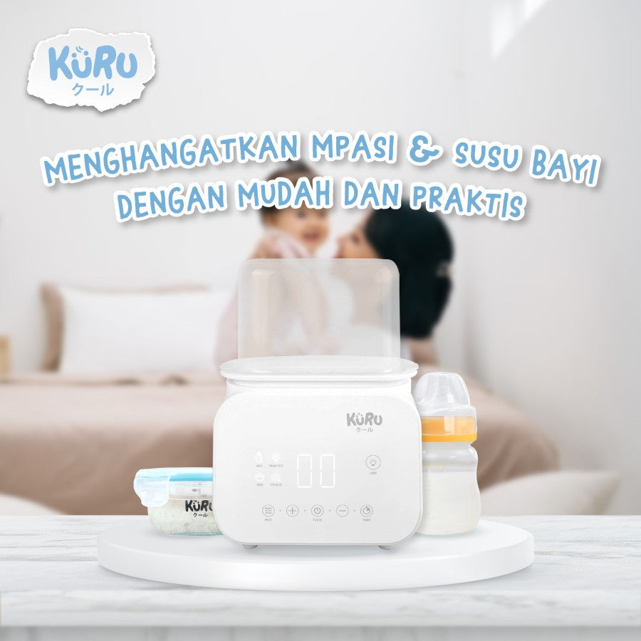 KURU 9600D Smart Baby Bottle Warmer Sterilizer | Penghangat Botol Susu