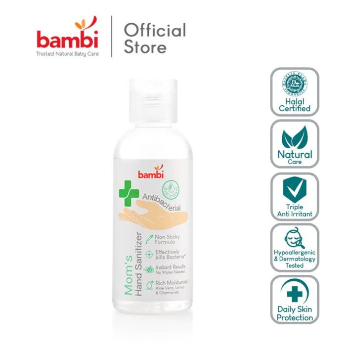 Bambi Mom's Antibacterial Hand Sanitizer 60ml New Desain