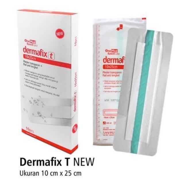 Plester dermafix t onemed 10x25 cm isi 10 pcs / Dermafix t 10x25cm