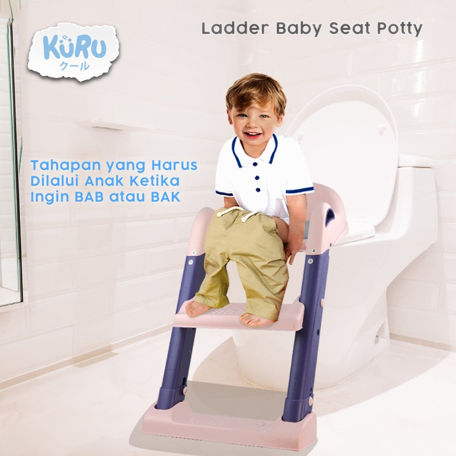 KURU Potty Training Ladder Step | Pispot Train Tangga Anak Toilet