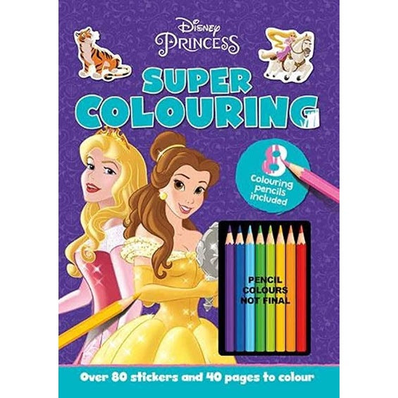 BB *COLOURING TIME XTRA DISNEY: DISNEY PRINCESS MIXED: SUPER COLOURING