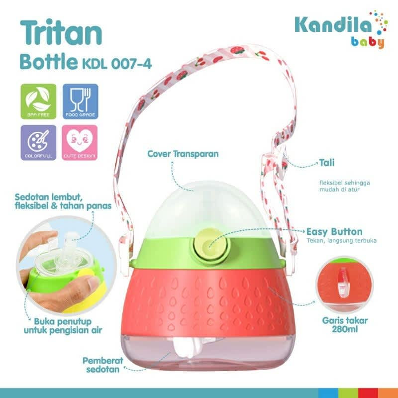 Kandila Tritan Straw Bottle