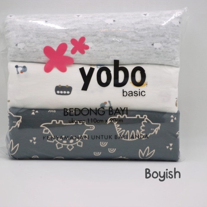 MIXED PACK YOBO Baby Swaddle Wraps Set of 3 | BEDONG BAYI (PACK)