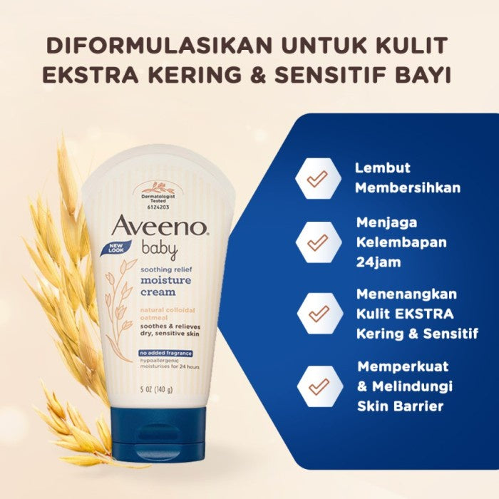Aveeno Baby Soothing Relief Moisturizing Cream 141 G