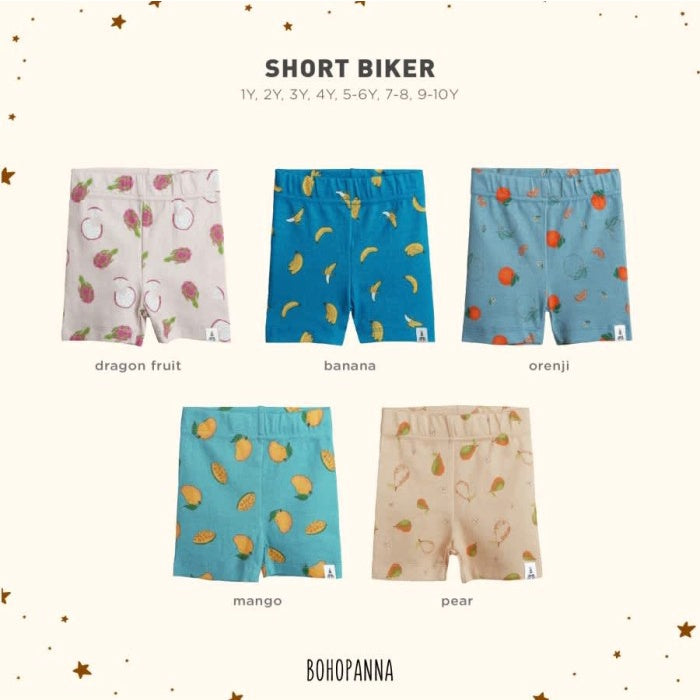 BOHOPANNA - BIKER SHORT - CELANA ANAK