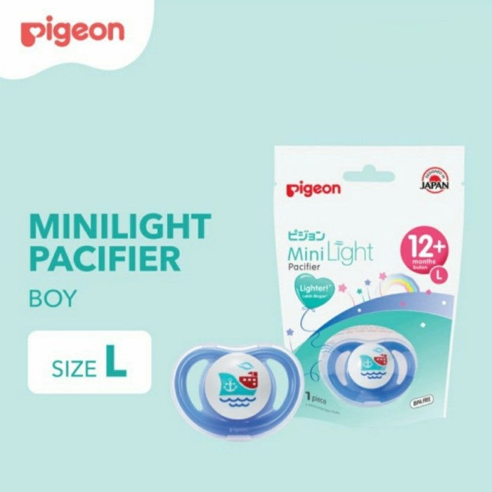 PIGEON Minilight Pacifier Empeng Bayi Soother Newborn - 12 Bulan