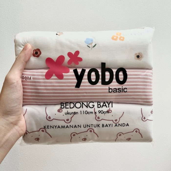 MIXED PACK YOBO Baby Swaddle Wraps Set of 3 | BEDONG BAYI (PACK)