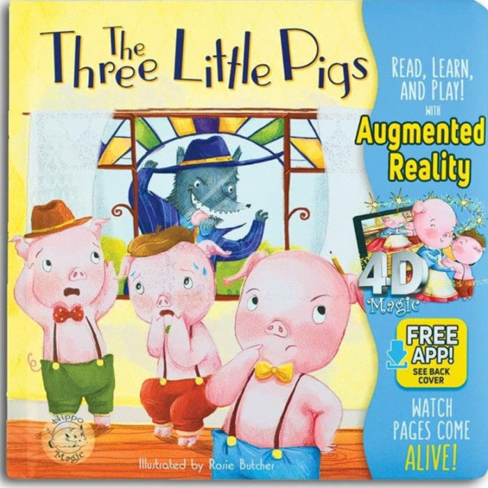 BB Augmented Reality Buku 3D 4D Little Hippo Magic Buku Ajaib