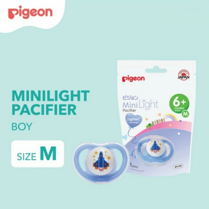 PIGEON Minilight Pacifier Empeng Bayi Soother Newborn - 12 Bulan
