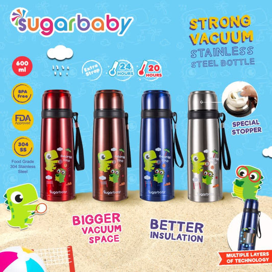 Sugar Baby STRONG Vacuum Stainless Steel Bottle 600ml