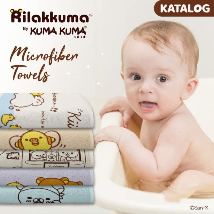Kuma Kuma Microfiber Towel Handuk RIlakkuma 140x70cm