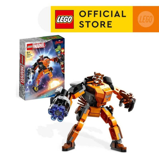 LEGO® Marvel Rocket Mech Armor 76243 Building Toy Set (98 Pieces)