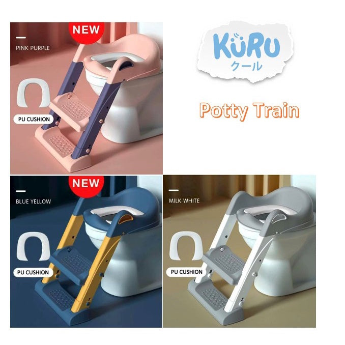 KURU Potty Training Ladder Step | Pispot Train Tangga Anak Toilet