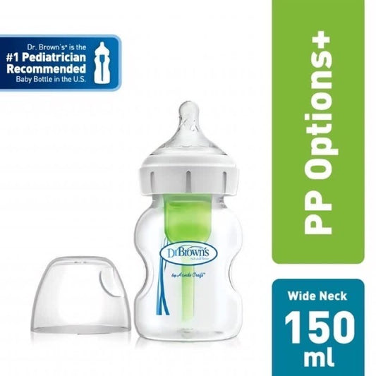 Dr Brown 5oz/150ml PP Wide Neck”Options+” Botol Susu-51600