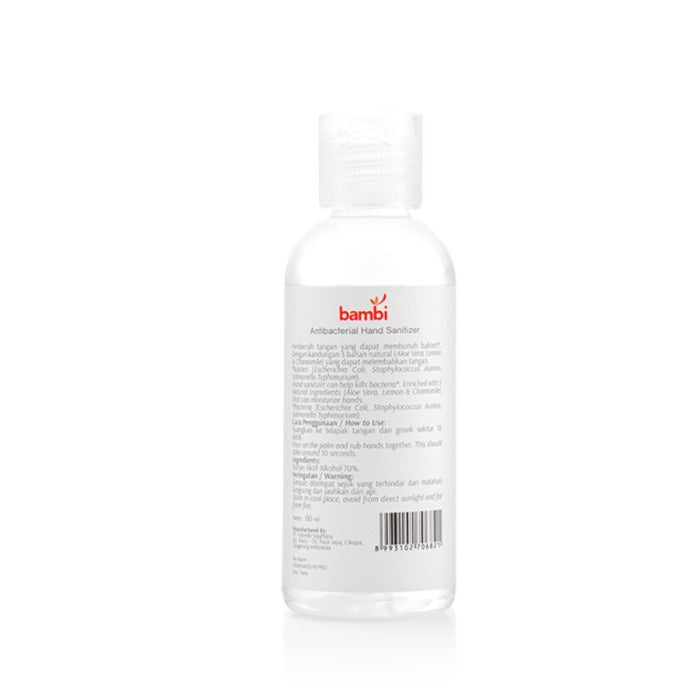 Bambi Mom's Antibacterial Hand Sanitizer 60ml New Desain
