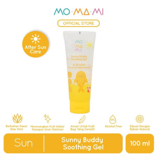 Momami Sunny Buddy Soothing Gel 100ml Aftern Sun Bayi Anak