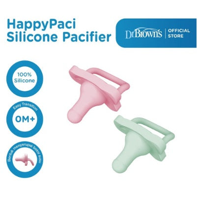 Dr Browns Brown's Pacifier Silicone empeng Happy Paci isi 2