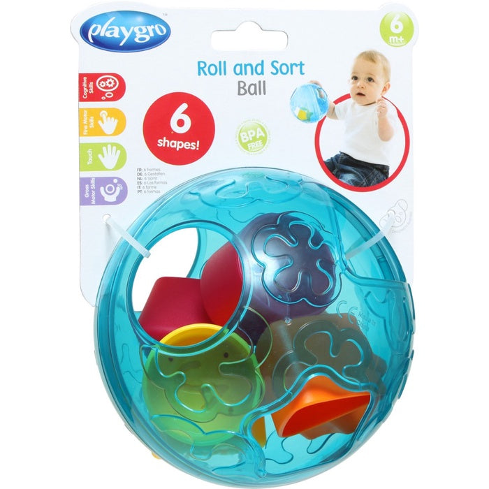 Playgro Roll and Sort Ball - Mainan Puzzle Anak