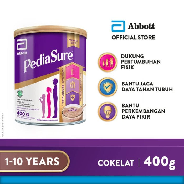 Pediasure Cokelat 400 g (1-10th) - Susu Pertumbuhan Anak